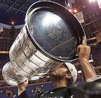 Mikey kissing THE CUP...